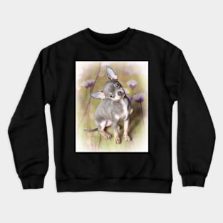 Cheeky Chihuahua bowl Crewneck Sweatshirt